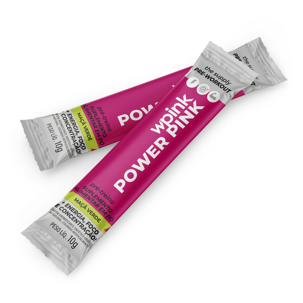 Power Pink de Maçã verde Pré-treino 300g