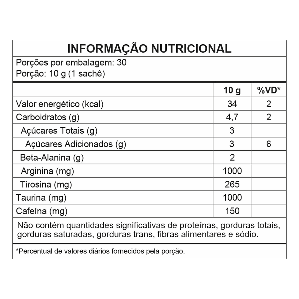 Power Pink de laranja Pré-treino 300g