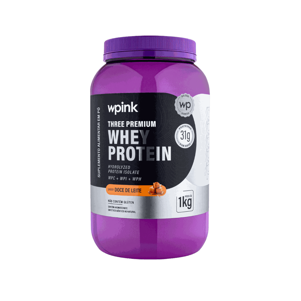 Three Premium Whey Protein Doce de leite 3W (1kg)