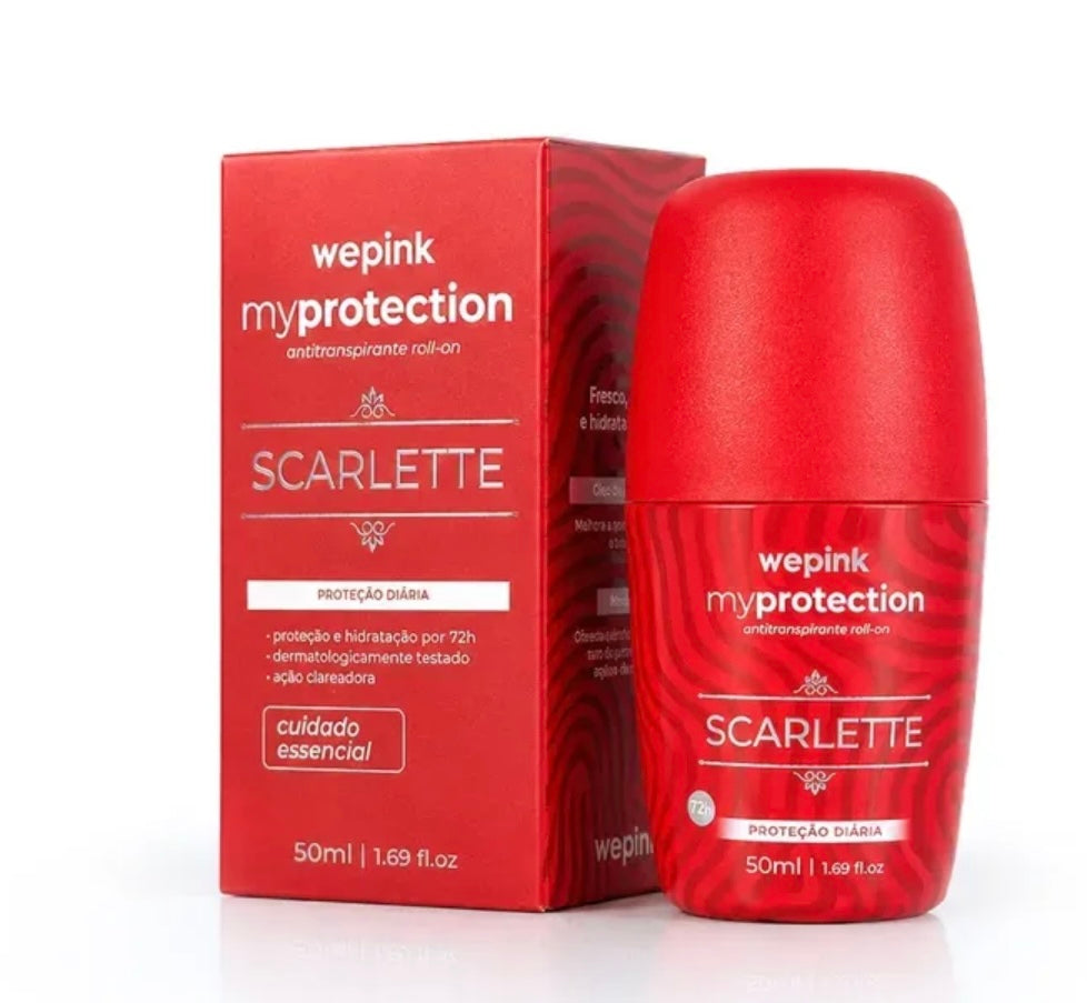 Desodorante Antitranspirante Roll-on Scarlette 50 Ml We Pink