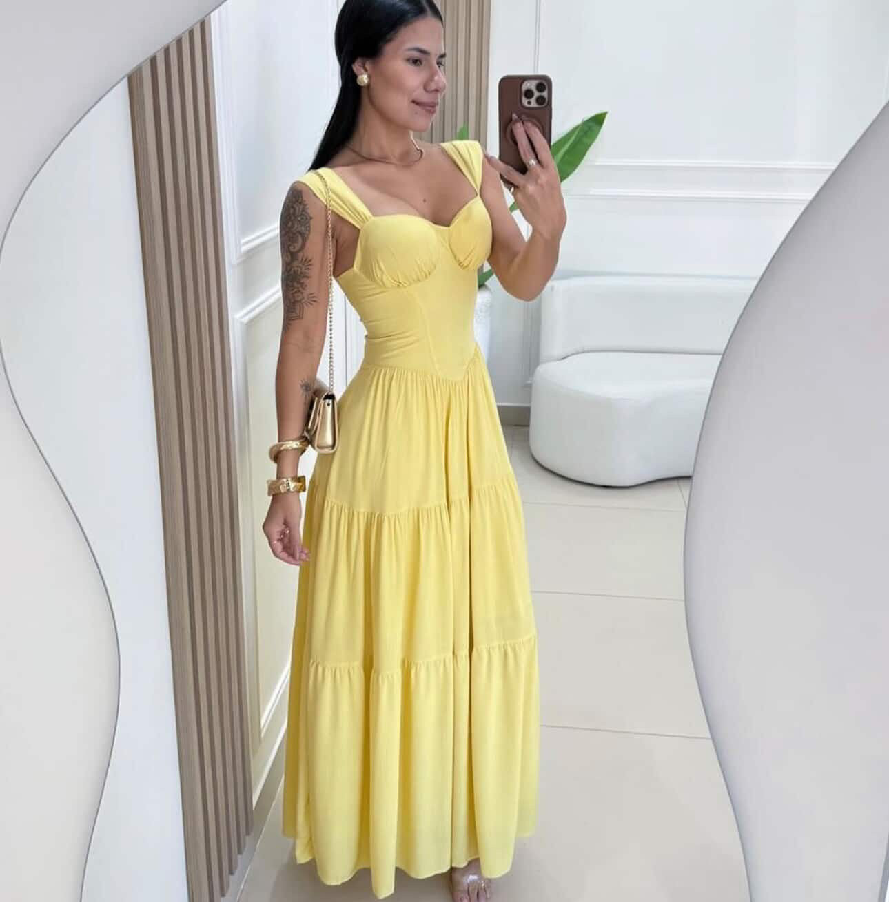 Vestido no Viscolinho