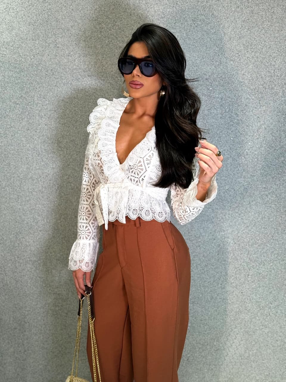 Blusa Renda